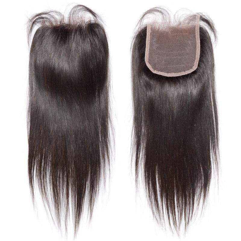 MGH 200% Density Raw Hair Wig, 4x4 High Definition Lace Closure (Straight) w/comb & band