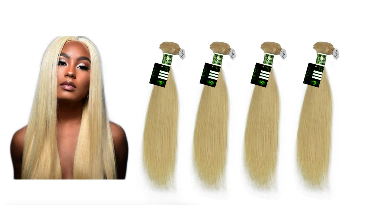 MGH Virgin Remy Hair (Straight) 4-Pieces