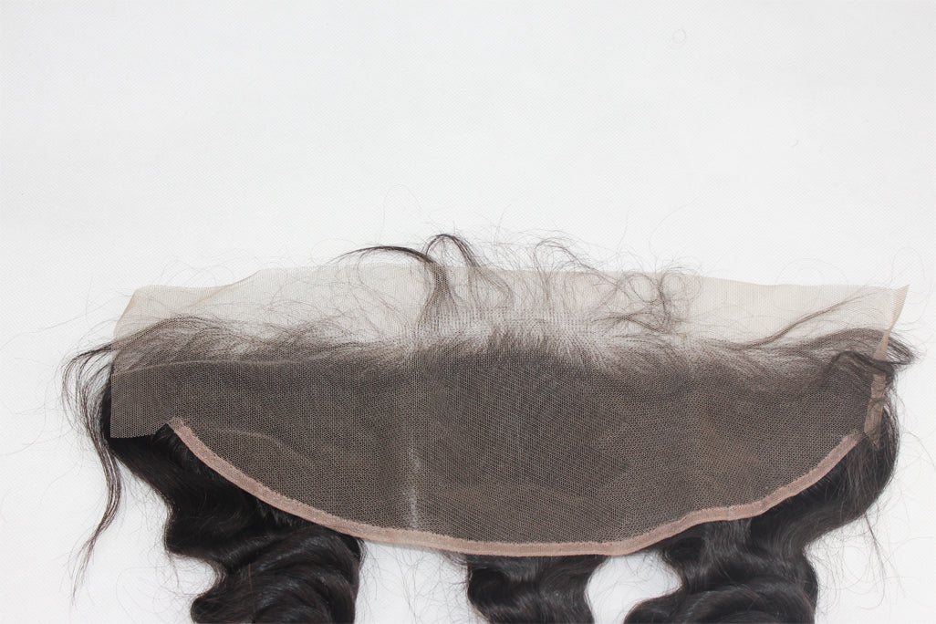 MGH Raw Hair 13x4 Lace Frontal (Loose Curl) Free Part