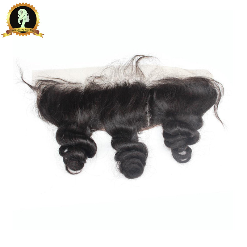 MGH Raw Hair 13x4 Lace Frontal (Loose Curl) Free Part