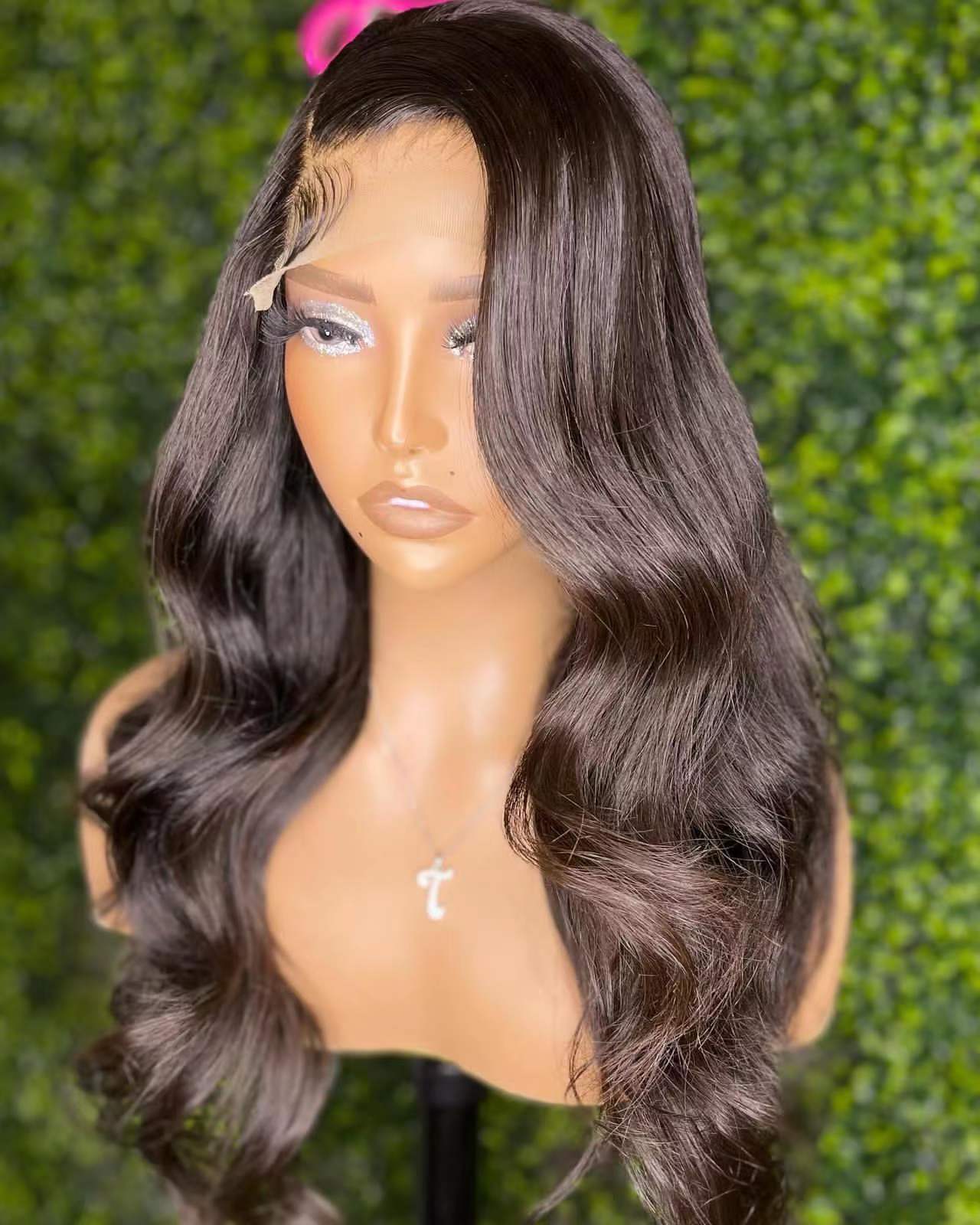 MGH Virgin 250% Density Raw Hair Wig, 5X5 Lace Closure (Body Wave) w/comb & band