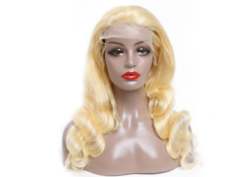 MGH Virgin 250% Density Raw Hair Wig, 13x4 High Definition Lace Closure (Body Wave) w/comb & band