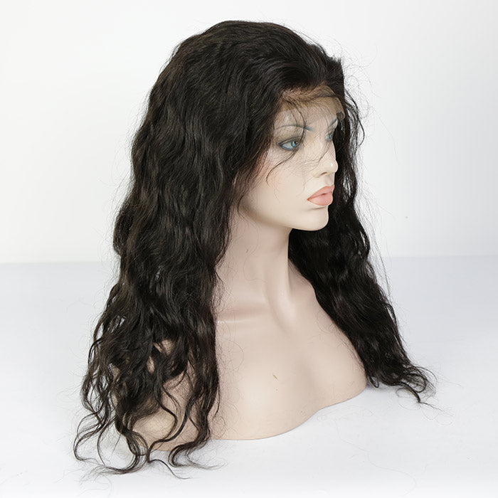 MGH 200% Density Raw Hair Wig, 4x4 High Definition Lace Closure (Body Wave) w/comb & band