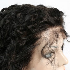 MGH Virgin 250% Density Raw Hair Wig, 13x4 Lace Closure (Italian Curl) w/comb & band