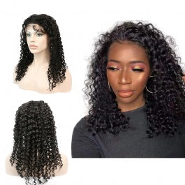 MGH Virgin 250% Density Raw Hair Wig, 13x4 Lace Closure (Italian Curl) w/comb & band