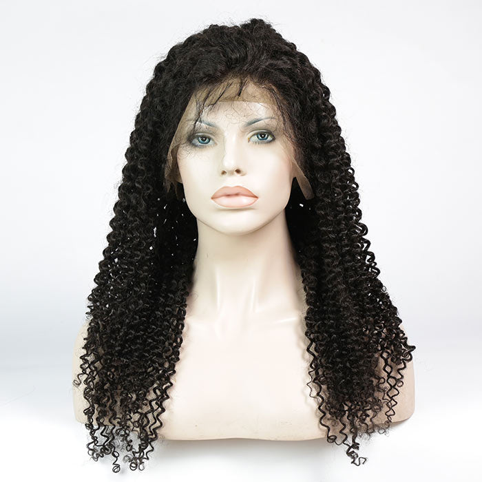 MGH 200% Density Raw Hair Wig, 13x4 High Definition Lace Closure (Jerry curl)