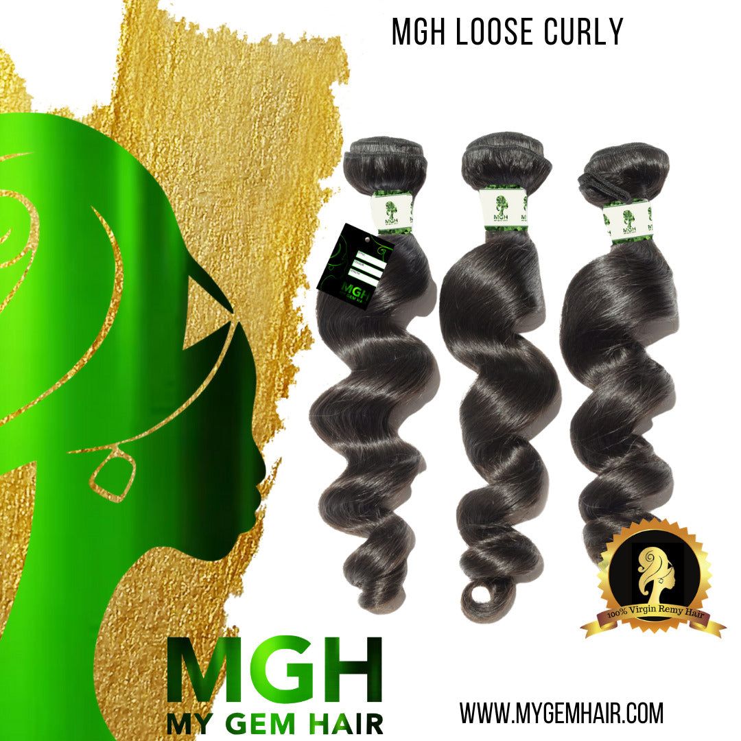 MGH Economy Hair (Loose Curl) 3-Pieces