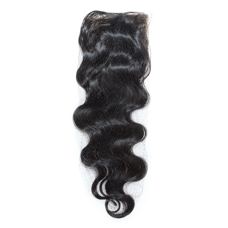 MGH Virgin Remy 4x4 Lace Closure (Body Wave) Free Part