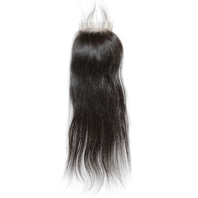 MGH Virgin Remy 4x4 Lace Closure (Straight) Free Part
