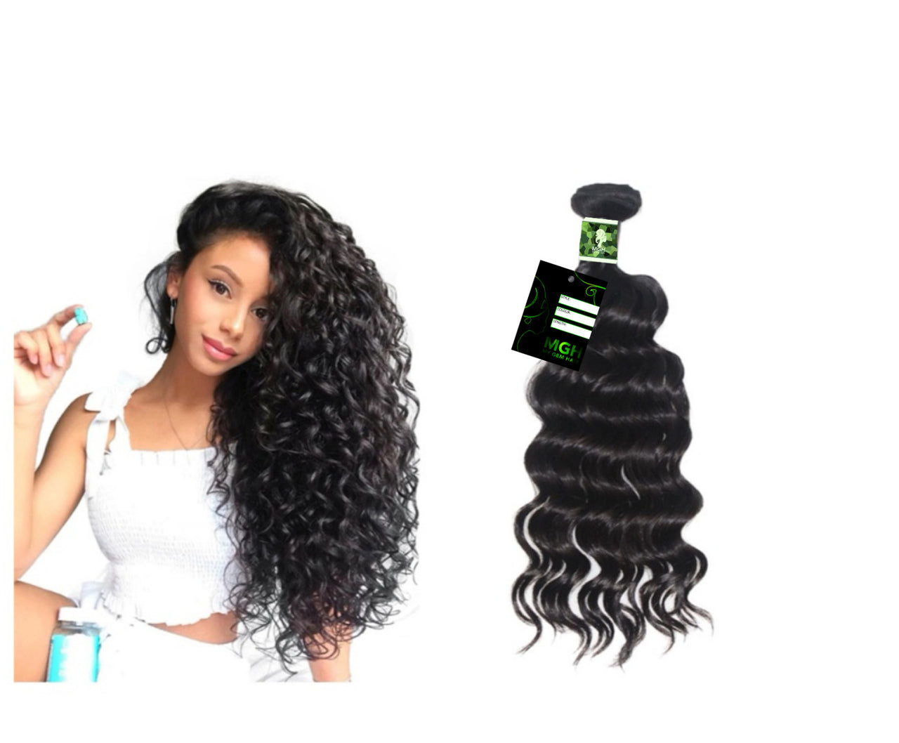 MGH Raw Hair (Natural Wave) 1-Piece