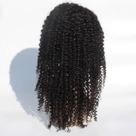 MGH Virgin 250% Density Raw Hair Wig, 13x4 High Definition Lace Closure (Jerry Curl) w/comb & band