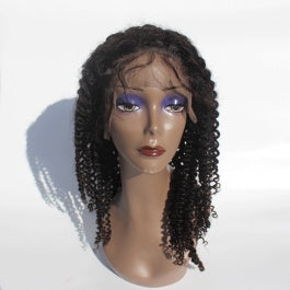 MGH Virgin 250% Density Virgin Remy Wig, 5X5 High Definition Lace Closure (Jerry Curl) w/comb & band