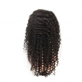 MGH Virgin 250% Density Raw Hair Wig, 4x4 Lace Closure (Deep Wave) w/comb & band