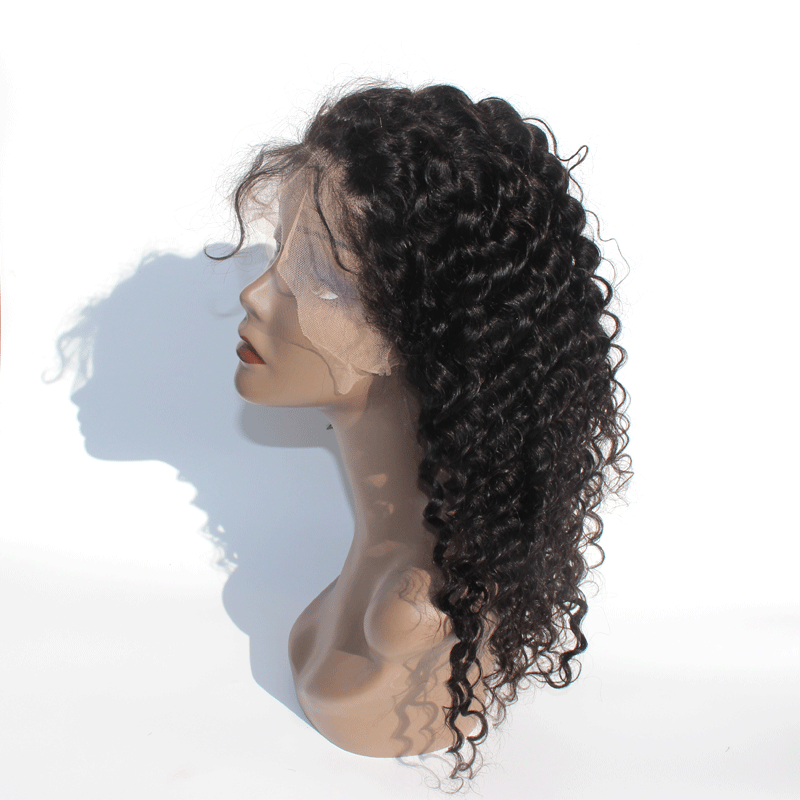 MGH 200% Density Raw Hair Wig, 13x4 High Definition Lace Closure (Deep Wave)