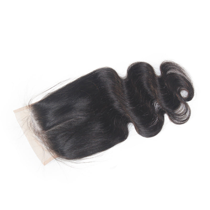 MGH Virgin Remy 5x5 Lace Closure (Body Wave) Free Part