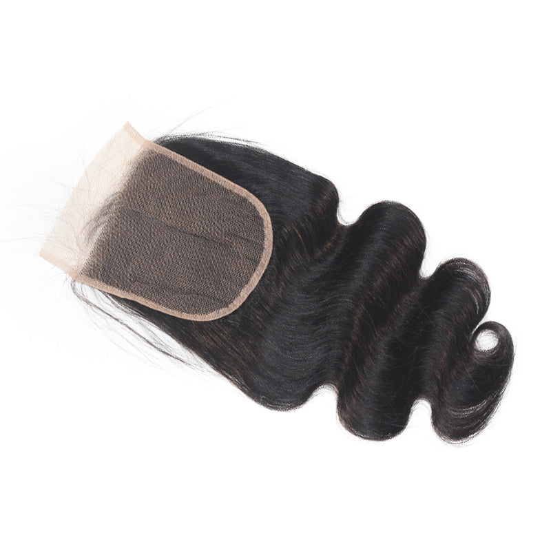 MGH Virgin 250% Density Virgin Remy Wig, 5X5 Lace Closure (Body Wave) w/comb & band
