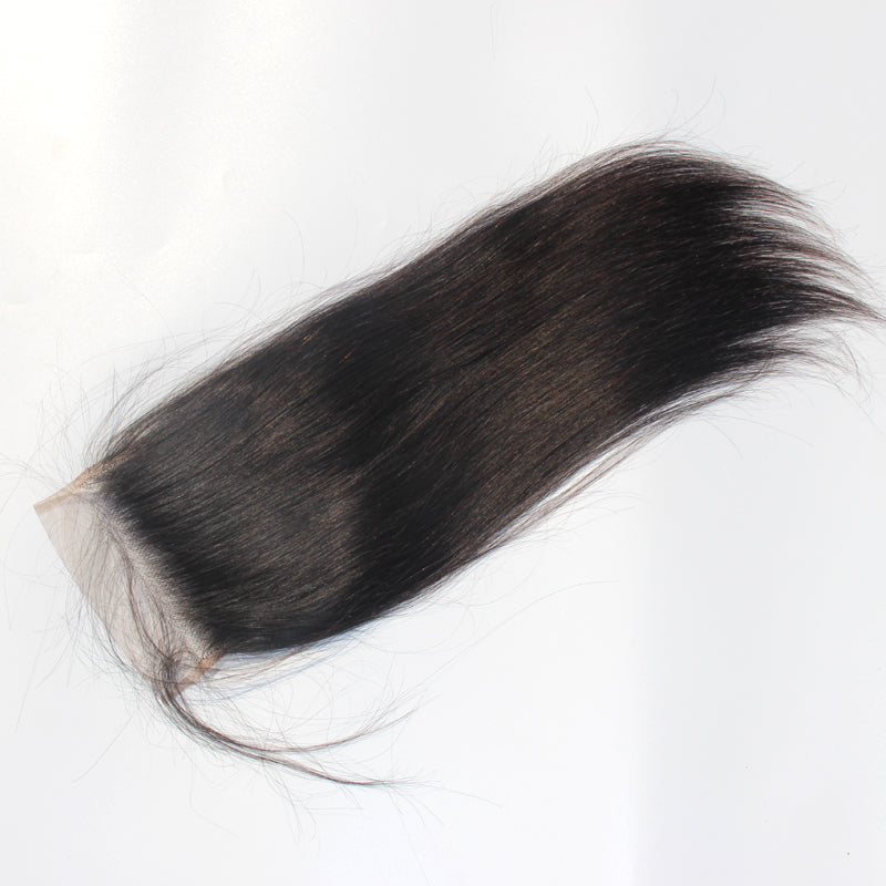MGH Virgin 250% Density Virgin Remy Wig, 5X5 High Definition Lace Closure (Straight) w/comb & band