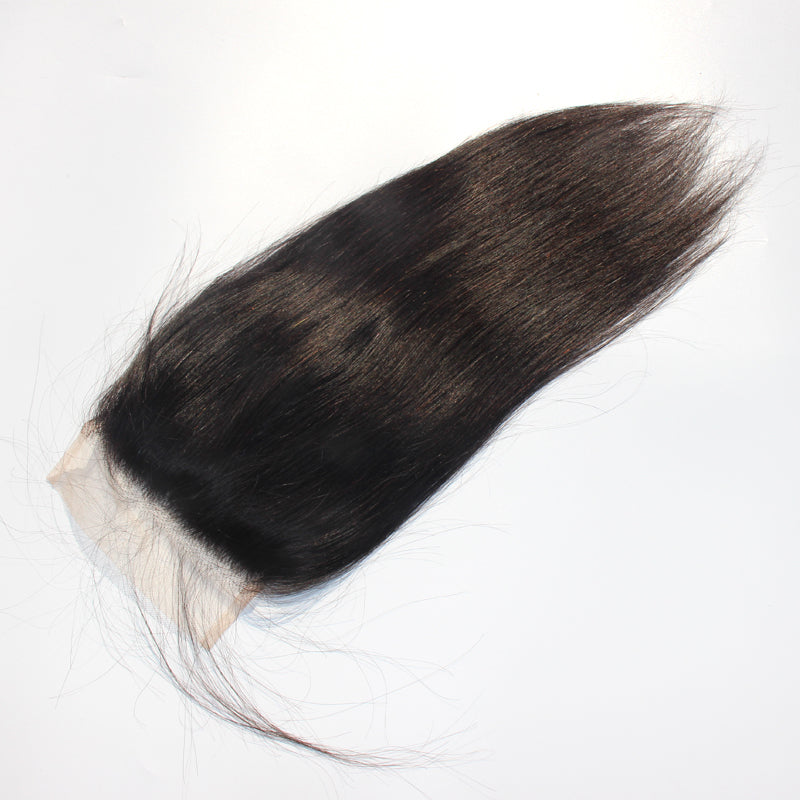 MGH Virgin Remy 5x5 Lace Closure (Straight) Free Part