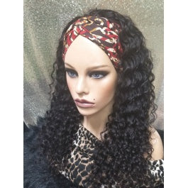 MGH Virgin Remy 300grams Headband Wig (Deep Wave)