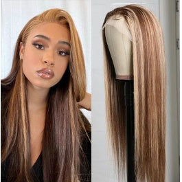 MGH 180% Density Virgin Remy Frontal Lace Wig (Straight) w/comb & band