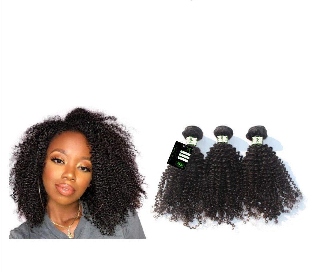 MGH Virgin Remy Hair (Kinky Curl) Combo 3-Pieces