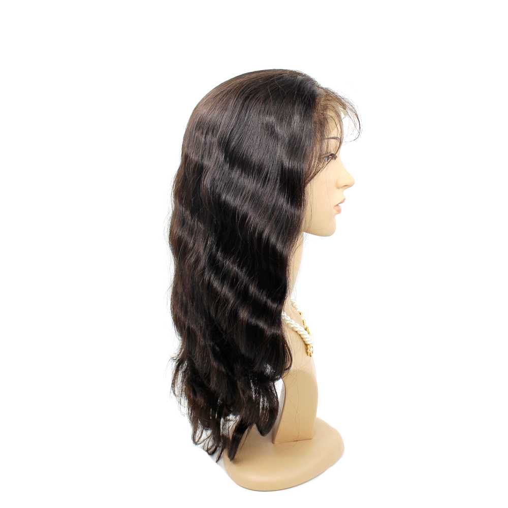 MGH Virgin 250% Density Raw Hair Wig, 4x4 Lace Closure (Body Wave) w/comb & band