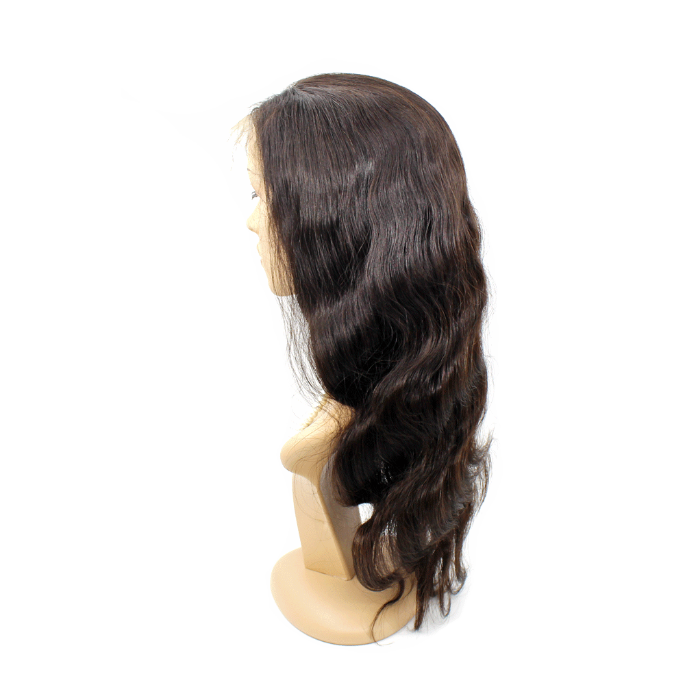MGH Virgin 250% Density Raw Hair Wig, 4x4 High Definition Lace Closure (Body Wave) w/comb & band