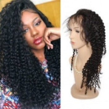 MGH 150% Density Virgin Remy Full Lace Wig (Jerry Curl)