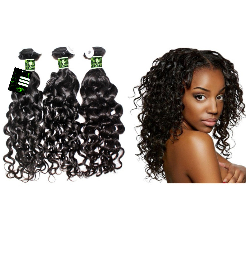 MGH Raw Hair (Water Wave) Combo 3-Pieces