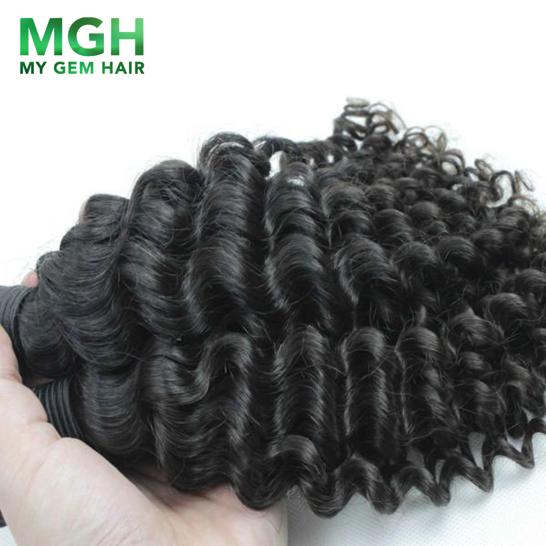 MGH Virgin Remy Hair (Jerry Curl) 1-Piece