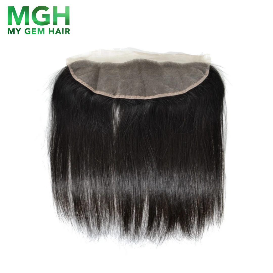 MGH Raw Hair 13x4 Lace Frontal (Straight) Free Part
