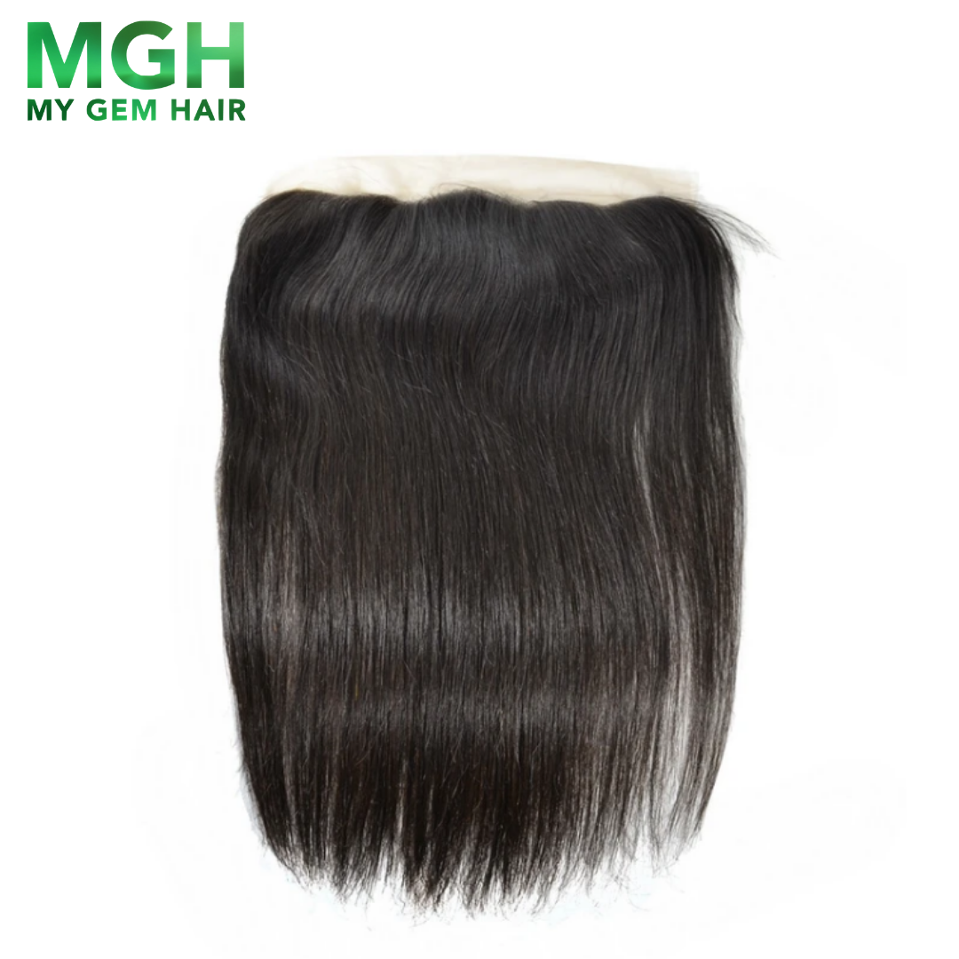 MGH Raw Hair 13x4 Lace Frontal (Straight) Free Part