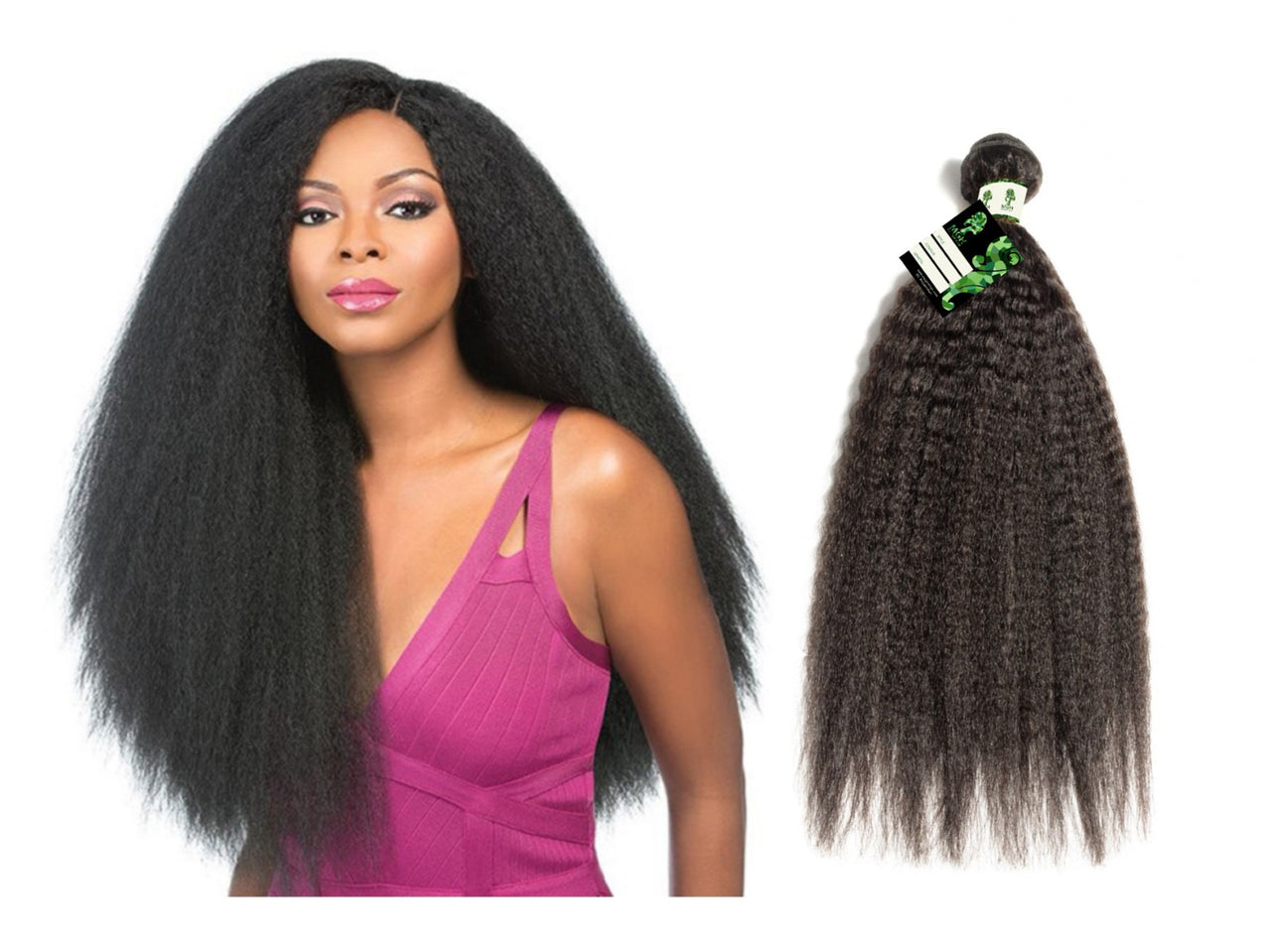 MGH Raw Hair (Kinky Straight) 1-Piece