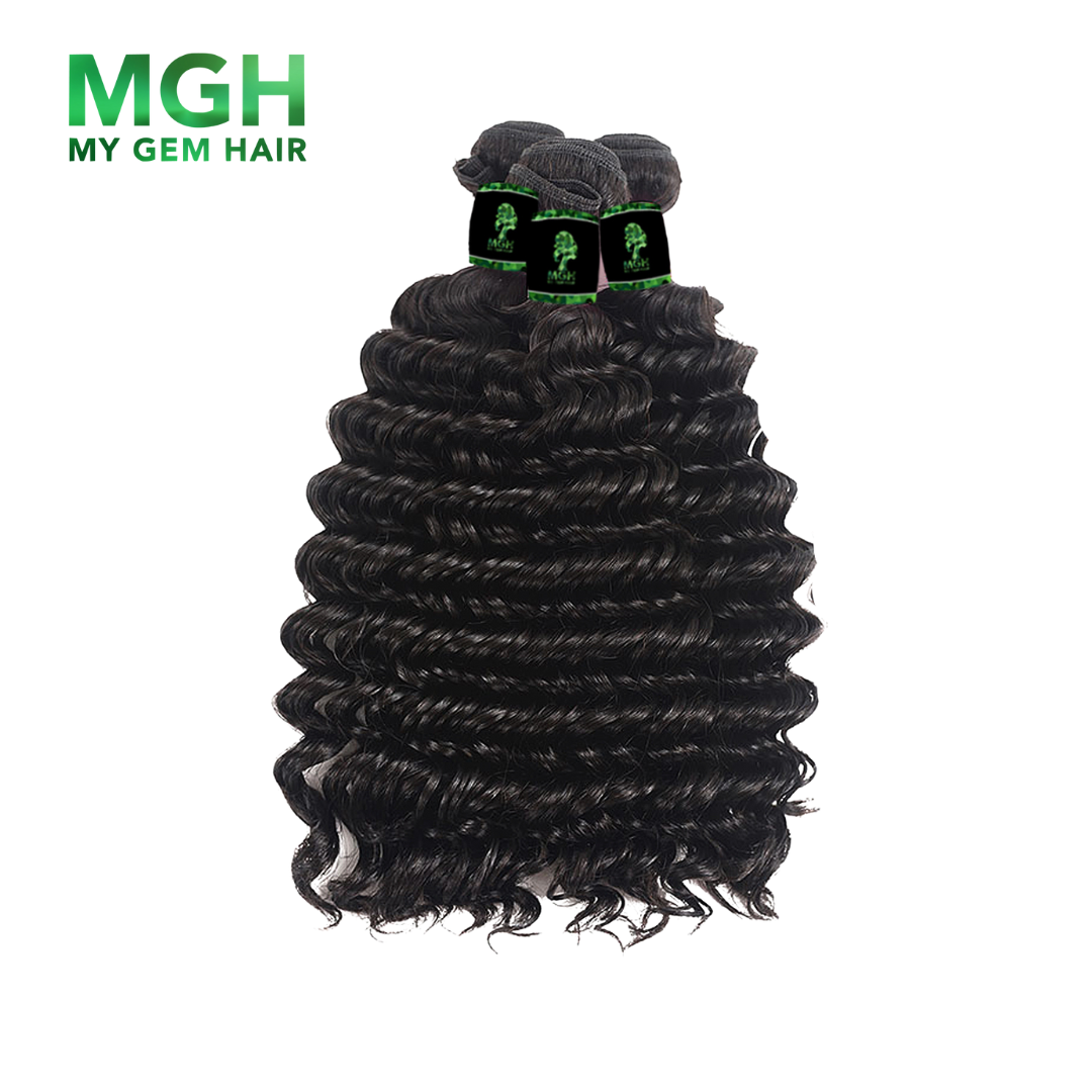 MGH Raw Hair (Deep Curl) Combo 3-Pieces
