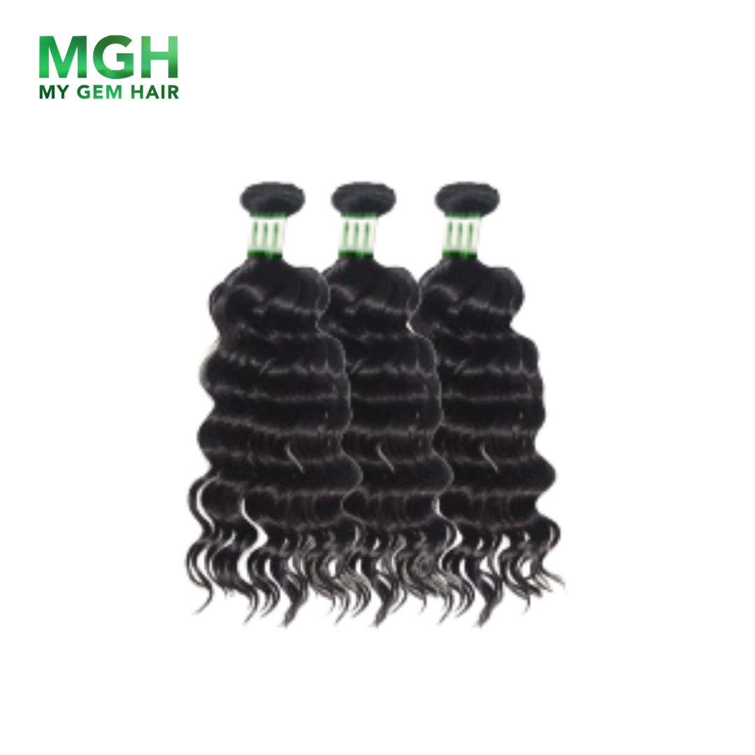 MGH Virgin Remy Hair (Natural Wave) 4-Pieces