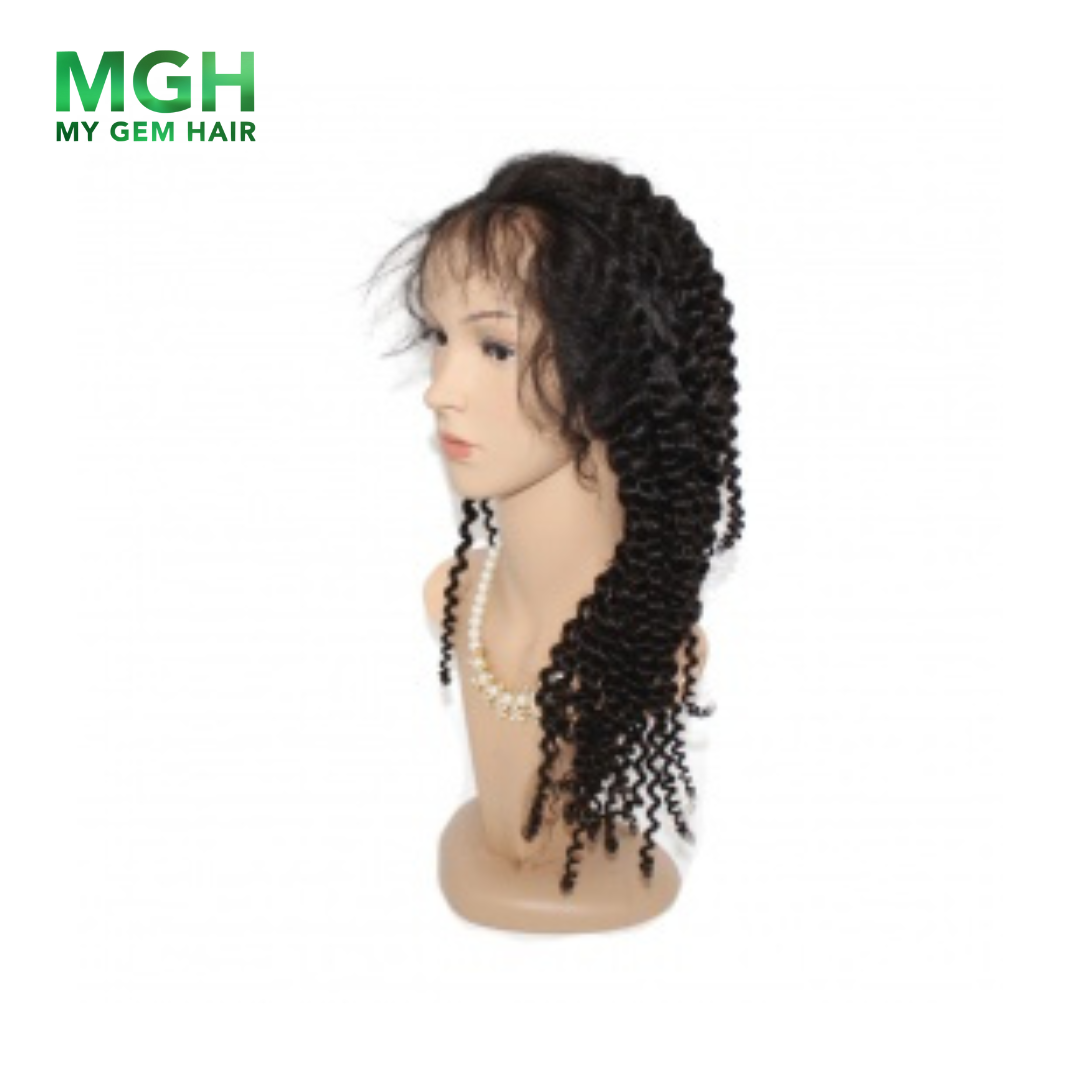 MGH 150% Density Virgin Remy Full Lace Wig (Jerry Curl)