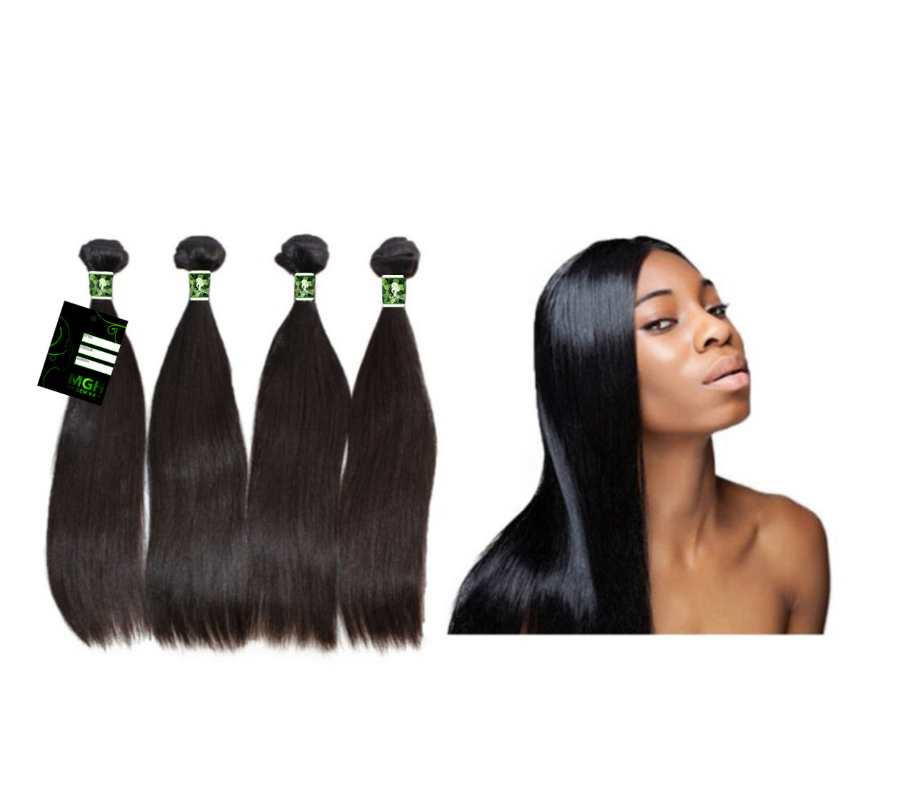 MGH Economy Hair (Straight) 4-Pieces