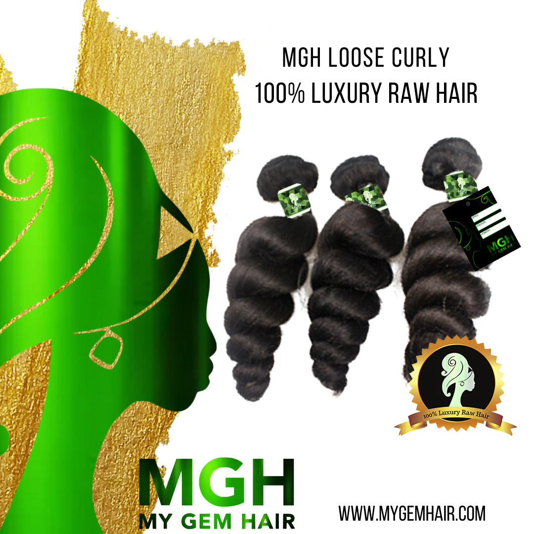 MGH Raw Hair (Loose Curl) Combo 3-Pieces