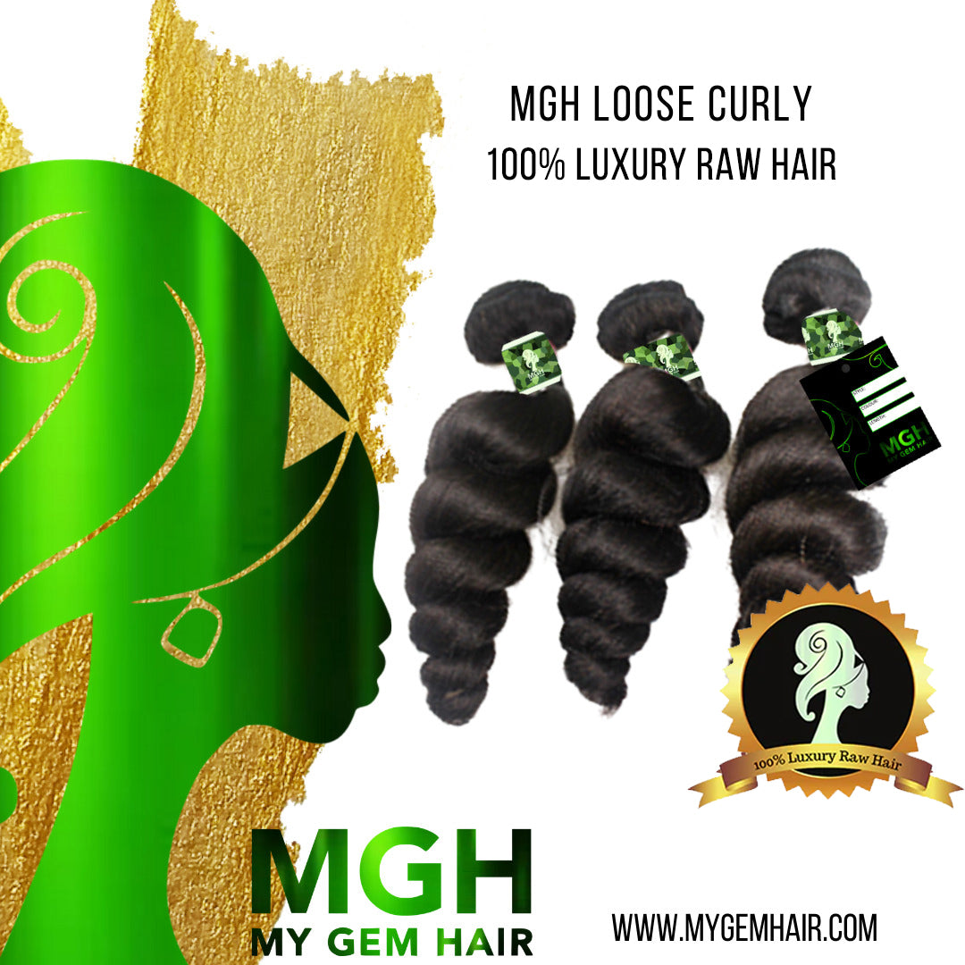 MGH Raw Hair (Loose Curl) 3-Pieces